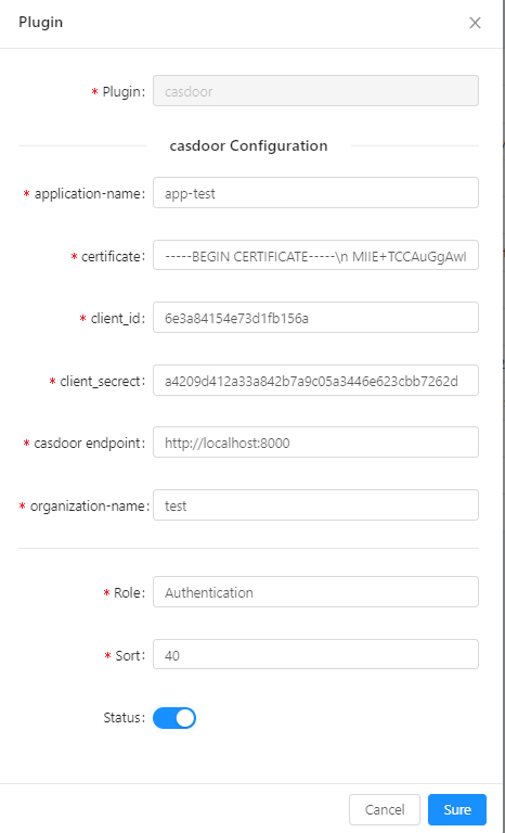 Shenyu Plugin Configuration